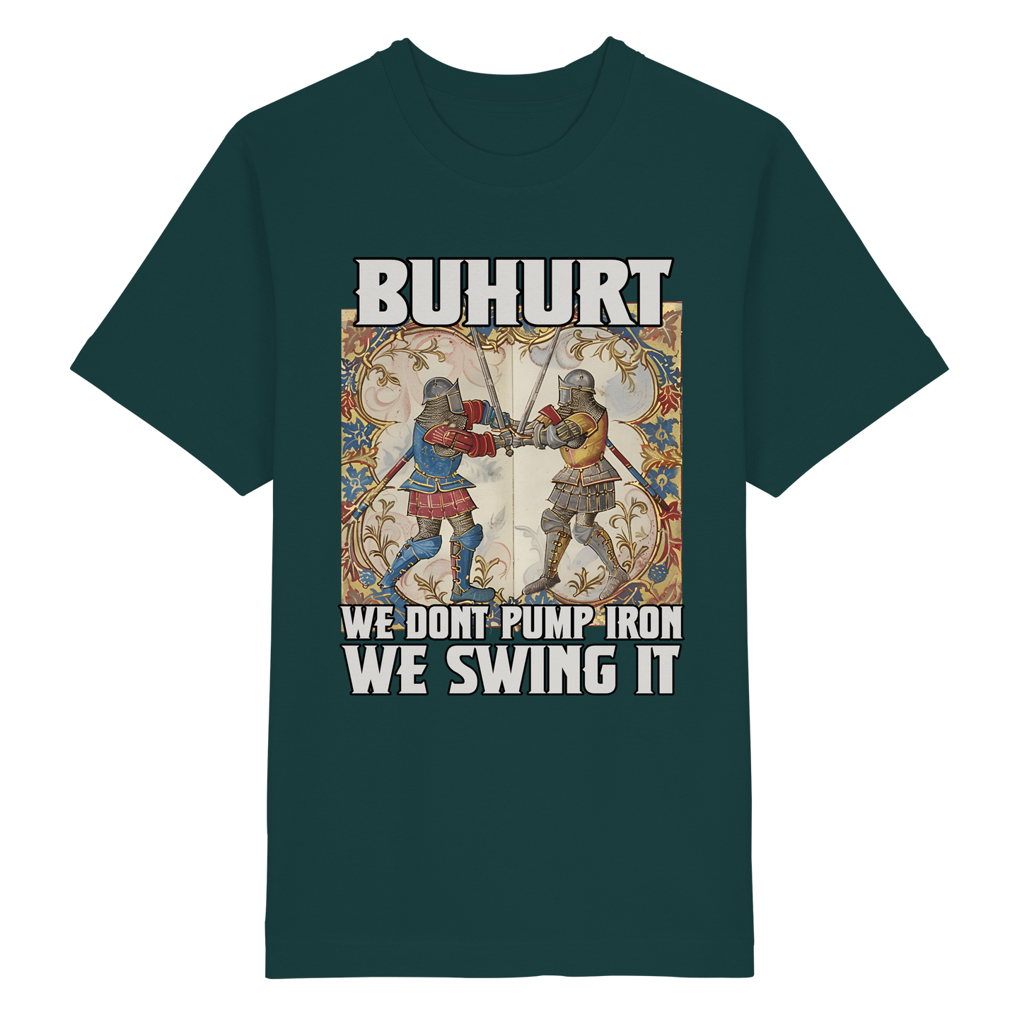 Buhurt We Swing It Shirt 240g Oversize Herren Shirt Bio Baumwolle