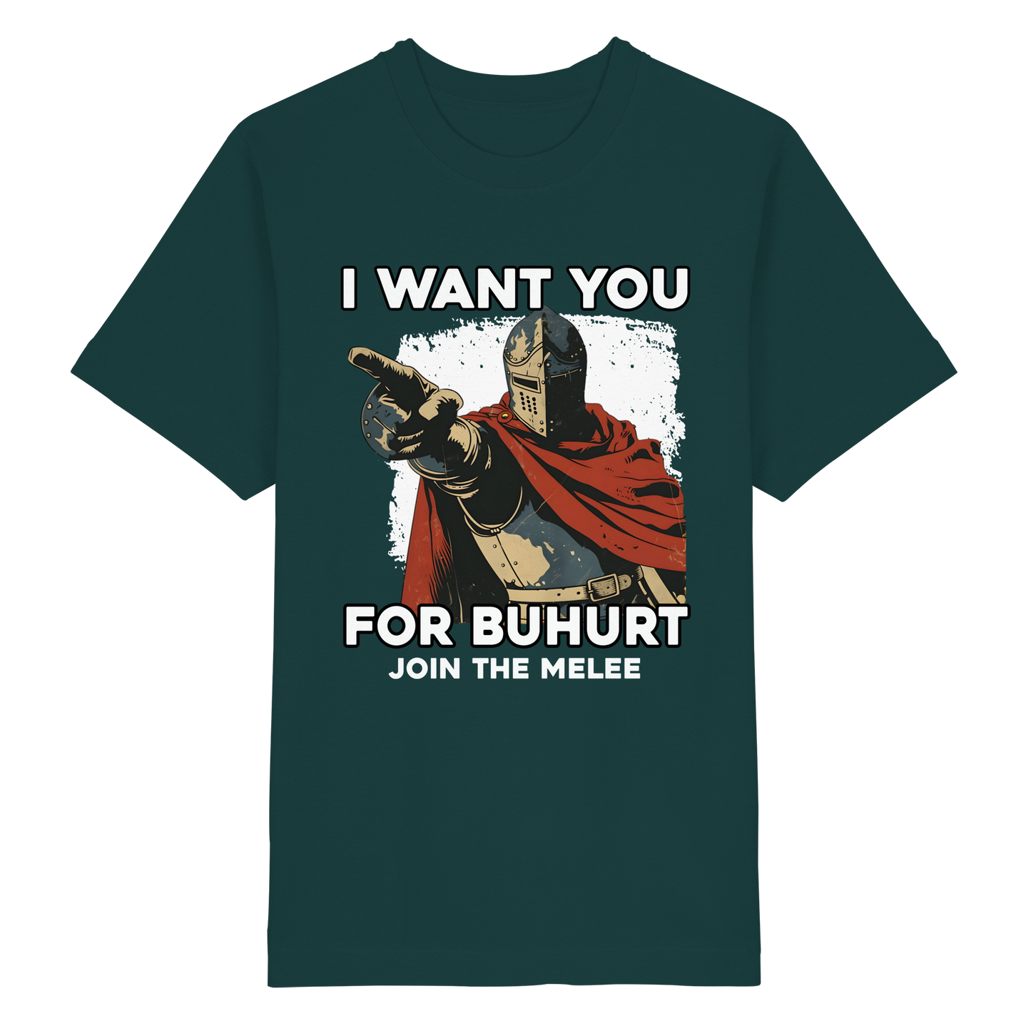 I Want You for Buhurt Shirt 240g Oversize Bio Baumwolle Oversized T-Shirt