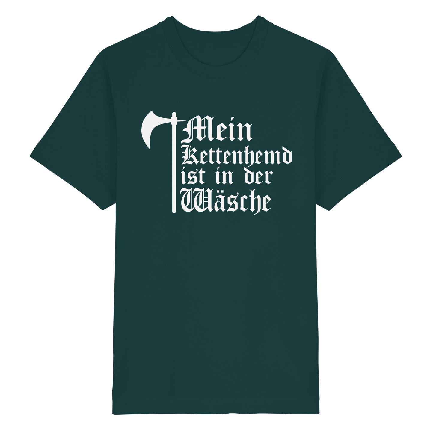 Buhurt Mein Kettenhemd Shirt 240g Oversize Herren Bio T-Shirt