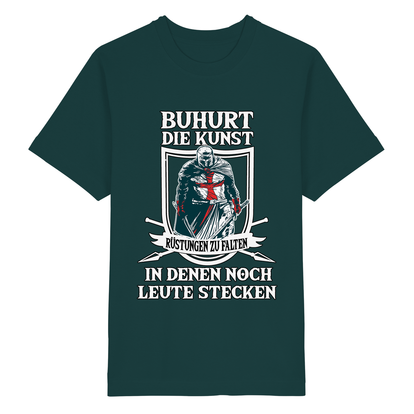 Buhurt Rüstungen falten Shirt 240g Oversize Herren T-Shirt
