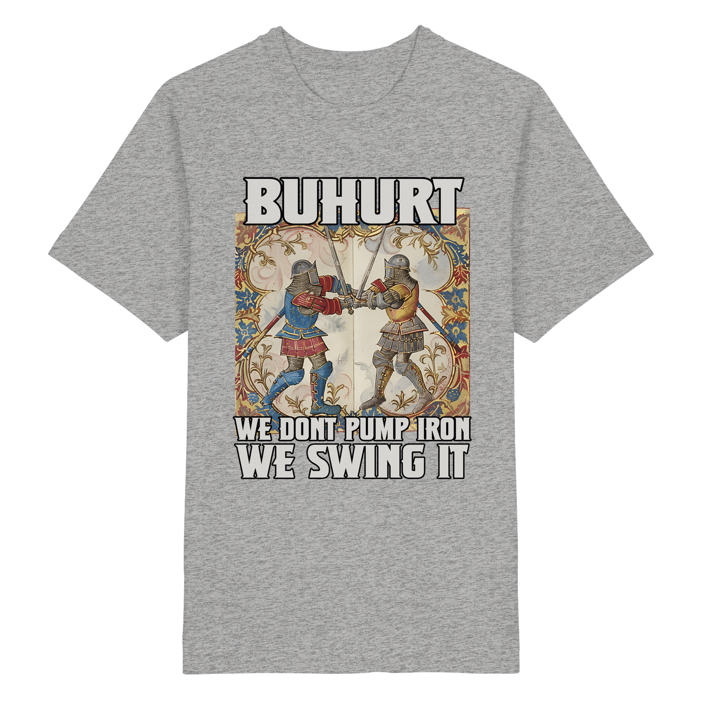 Buhurt We Swing It Shirt 240g Oversize Herren Shirt Bio Baumwolle