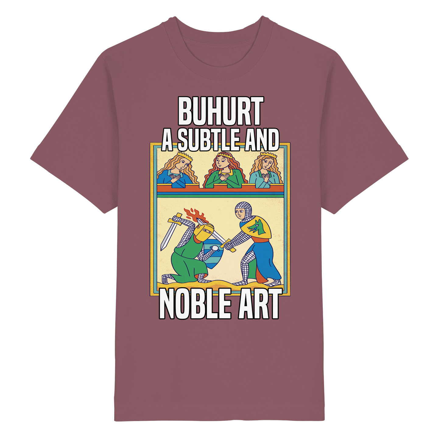 Buhurt Eine Subtile Und Noble Kunst - Herren - Heavy Oversized Bio Shirt
