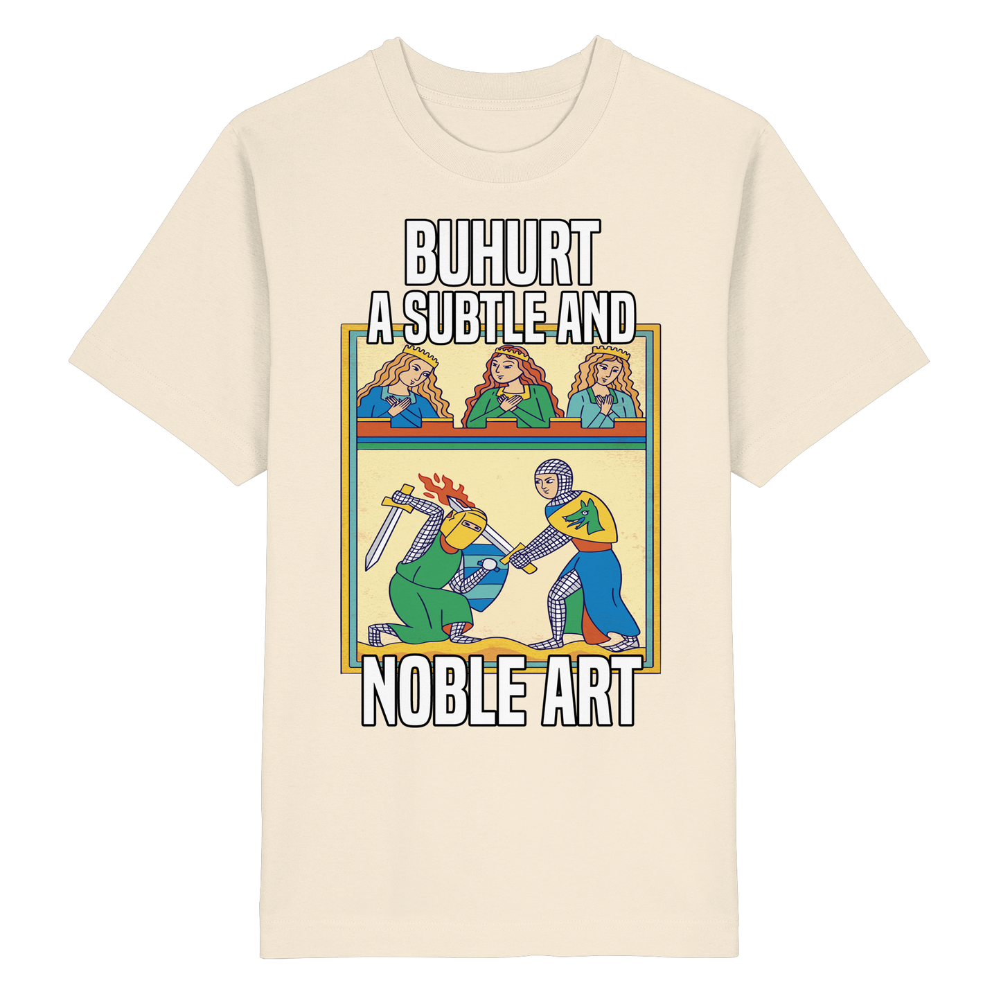 Buhurt Eine Subtile Und Noble Kunst - Herren - Heavy Oversized Bio Shirt