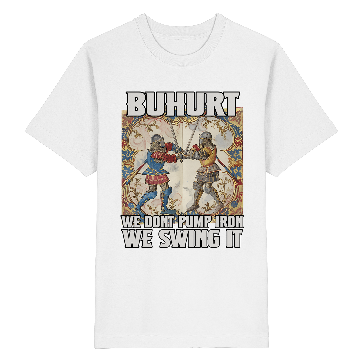Buhurt We Swing It Shirt 240g Oversize Herren Shirt Bio Baumwolle