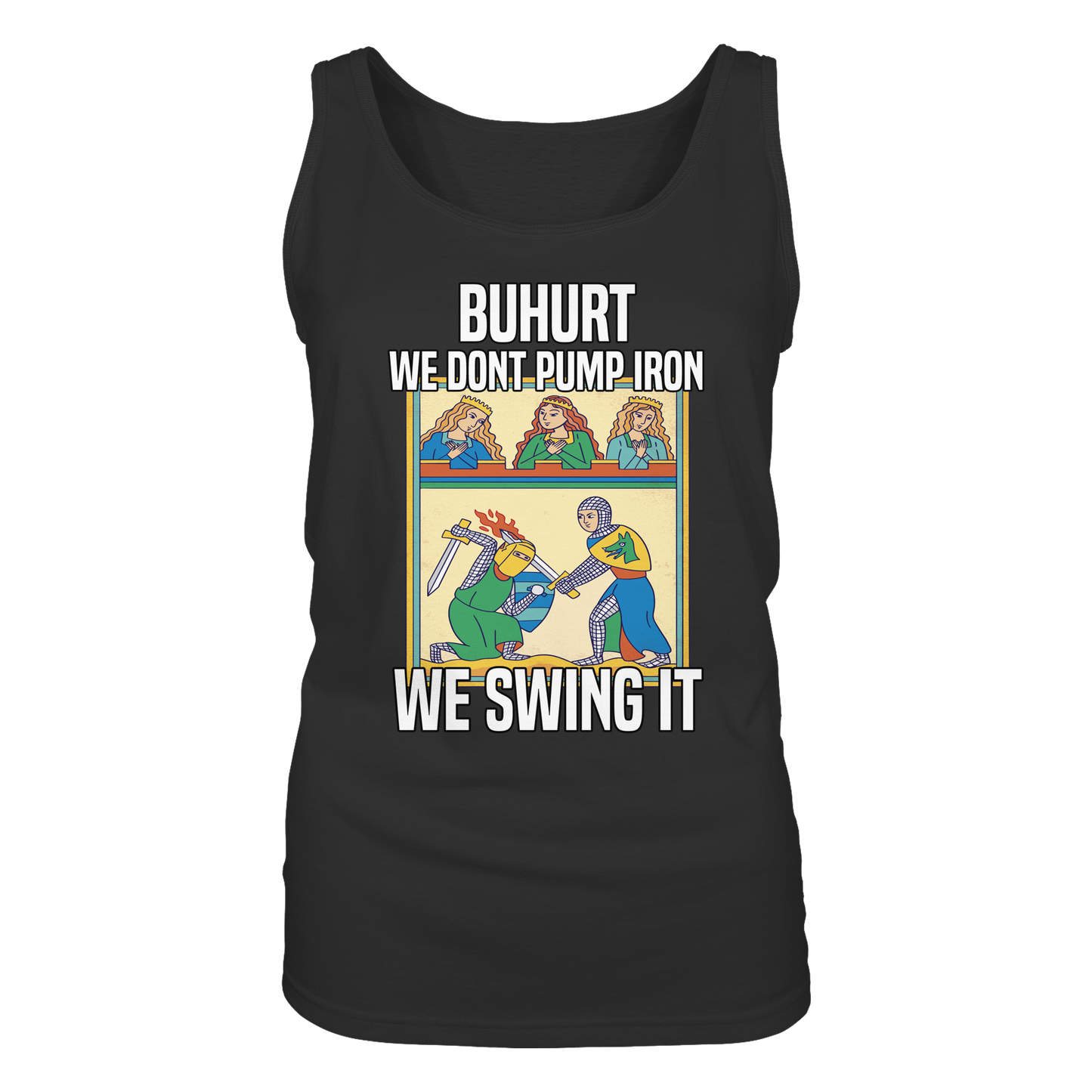 We Don’t Pump Iron HEMA Damen Tank Top- Frauen Bio Tank Top