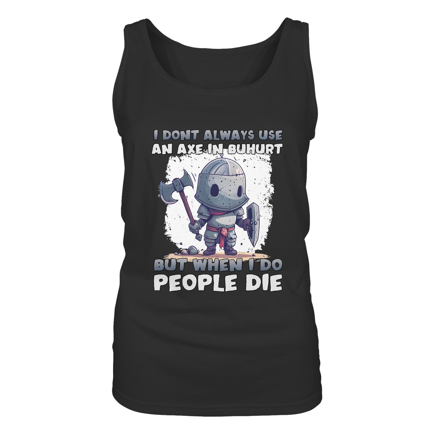 Chibi Buhurt Ritter Damen Tank Top  - Frauen Bio Tank-Top