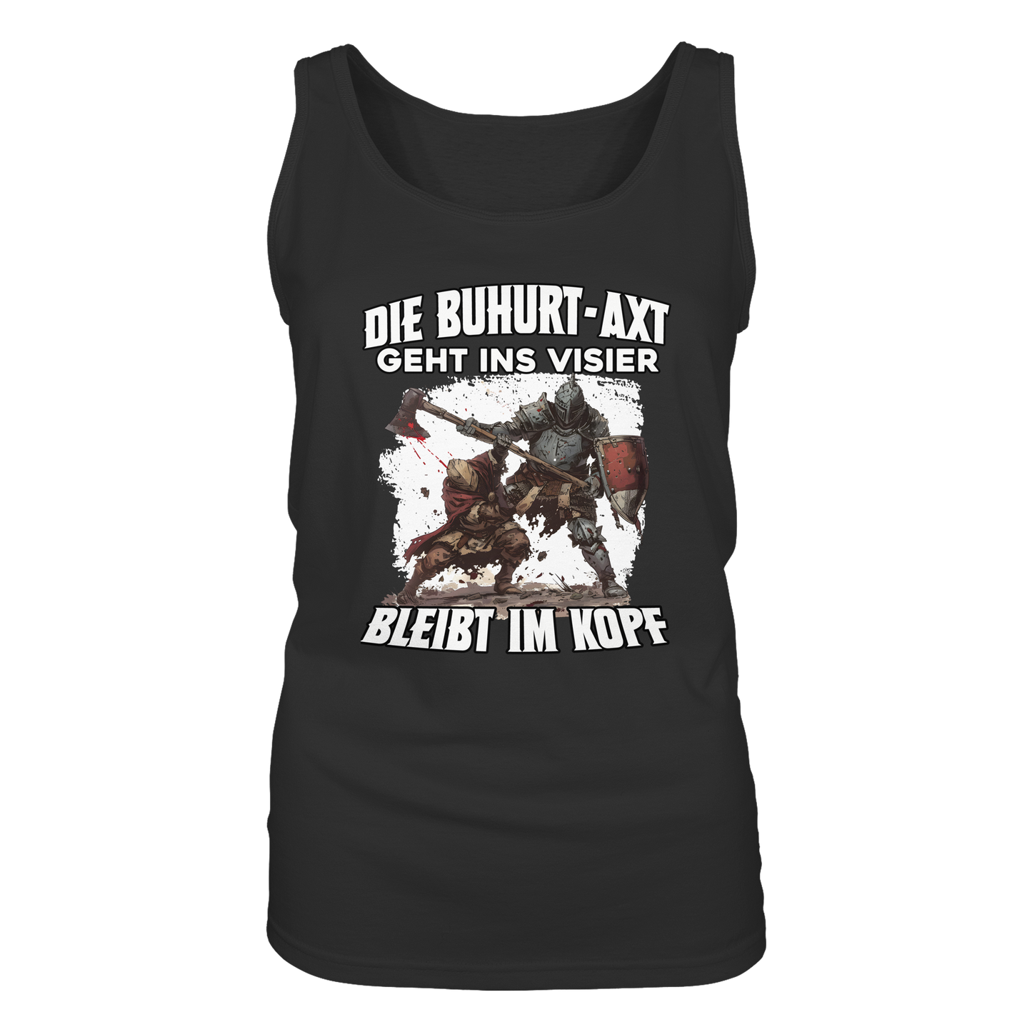 Buhurt Axt Humor Damen Tank Top Frauen Bio Tank-Top