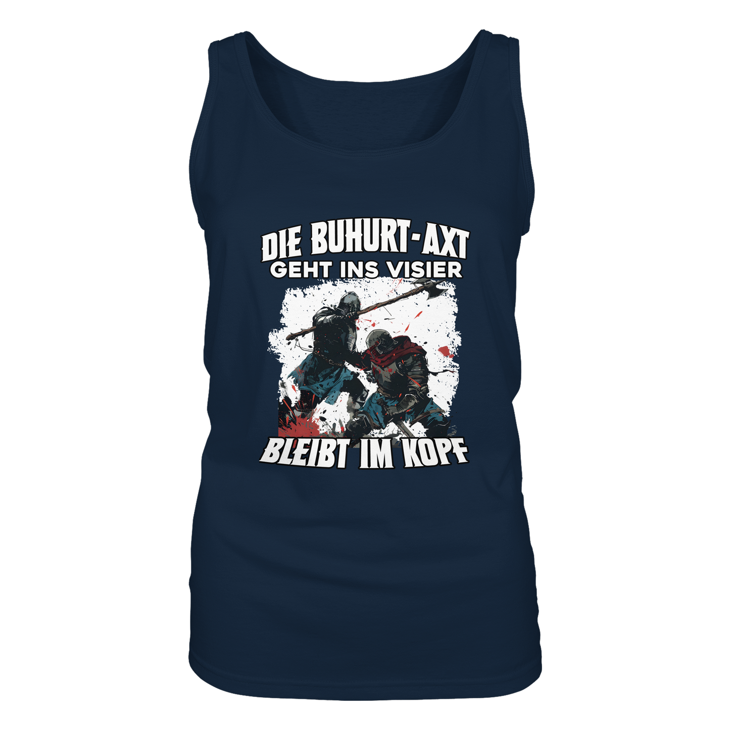 Buhurt Axt Humor Damen Tank Top - Frauen Bio Tank Top