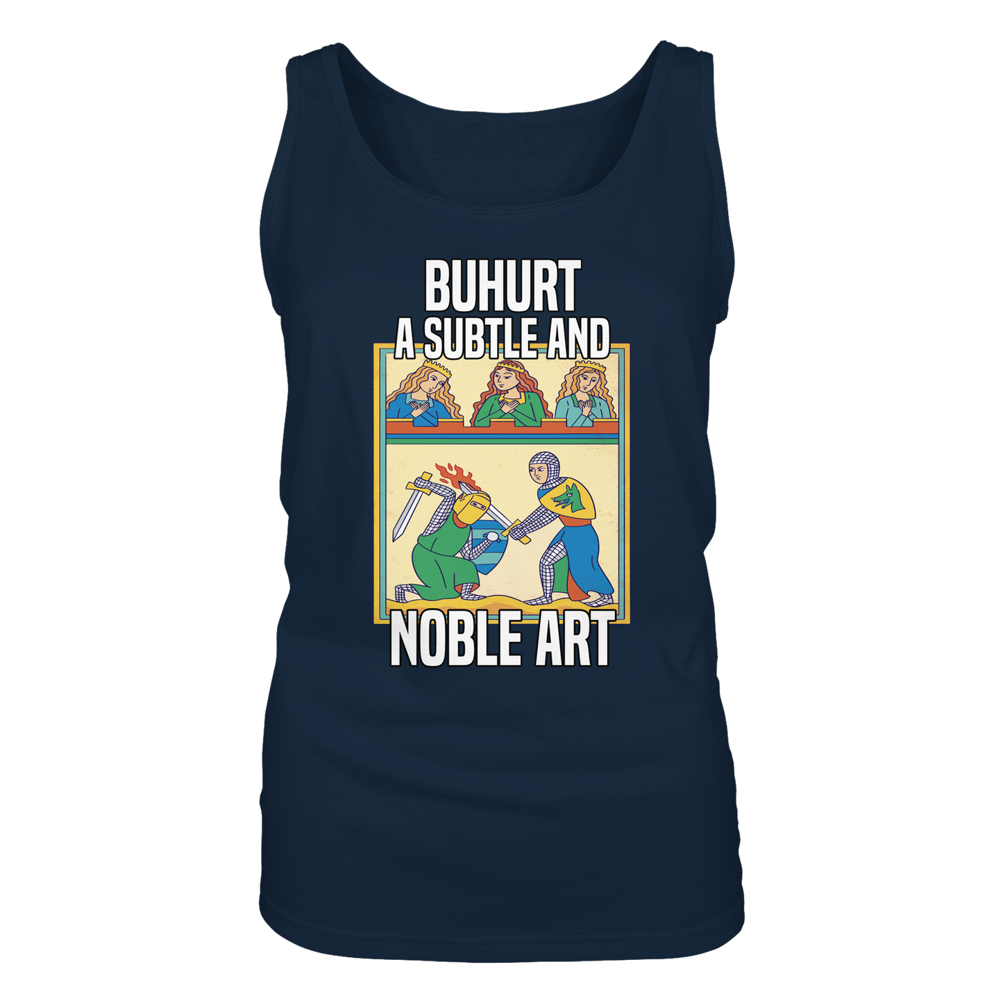 Buhurt Noble Art Damen Tank Top- Frauen Bio Tank Top