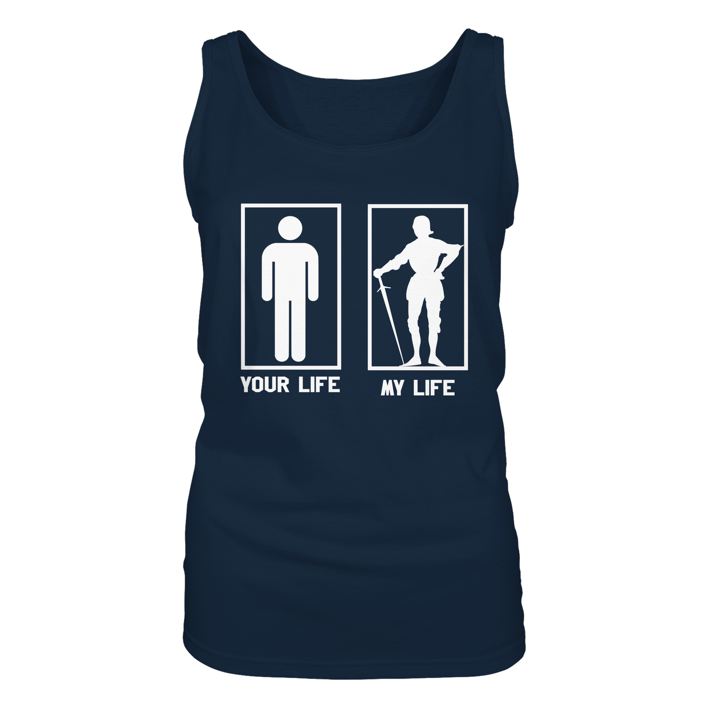 Your Life My Life Buhurt Damen Tank Top - Frauen Bio Tank-Top