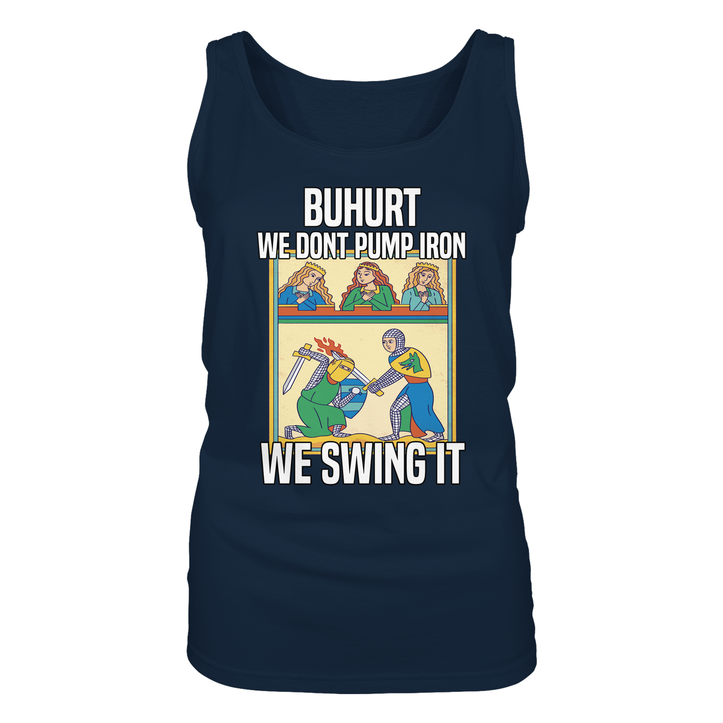 We Don’t Pump Iron HEMA Damen Tank Top- Frauen Bio Tank Top
