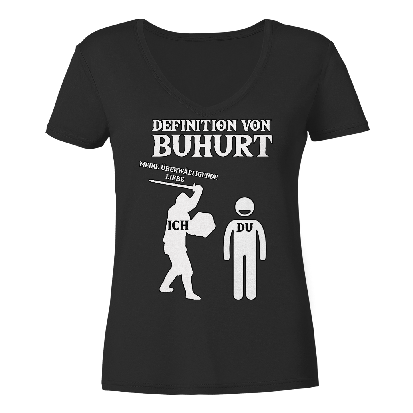 Definition Buhurt | Damen Bio V-Neck T-Shirt
