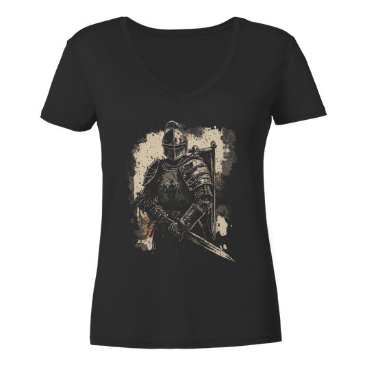 Dark Knight - Frauen  - Ladies V-Neck Shirt