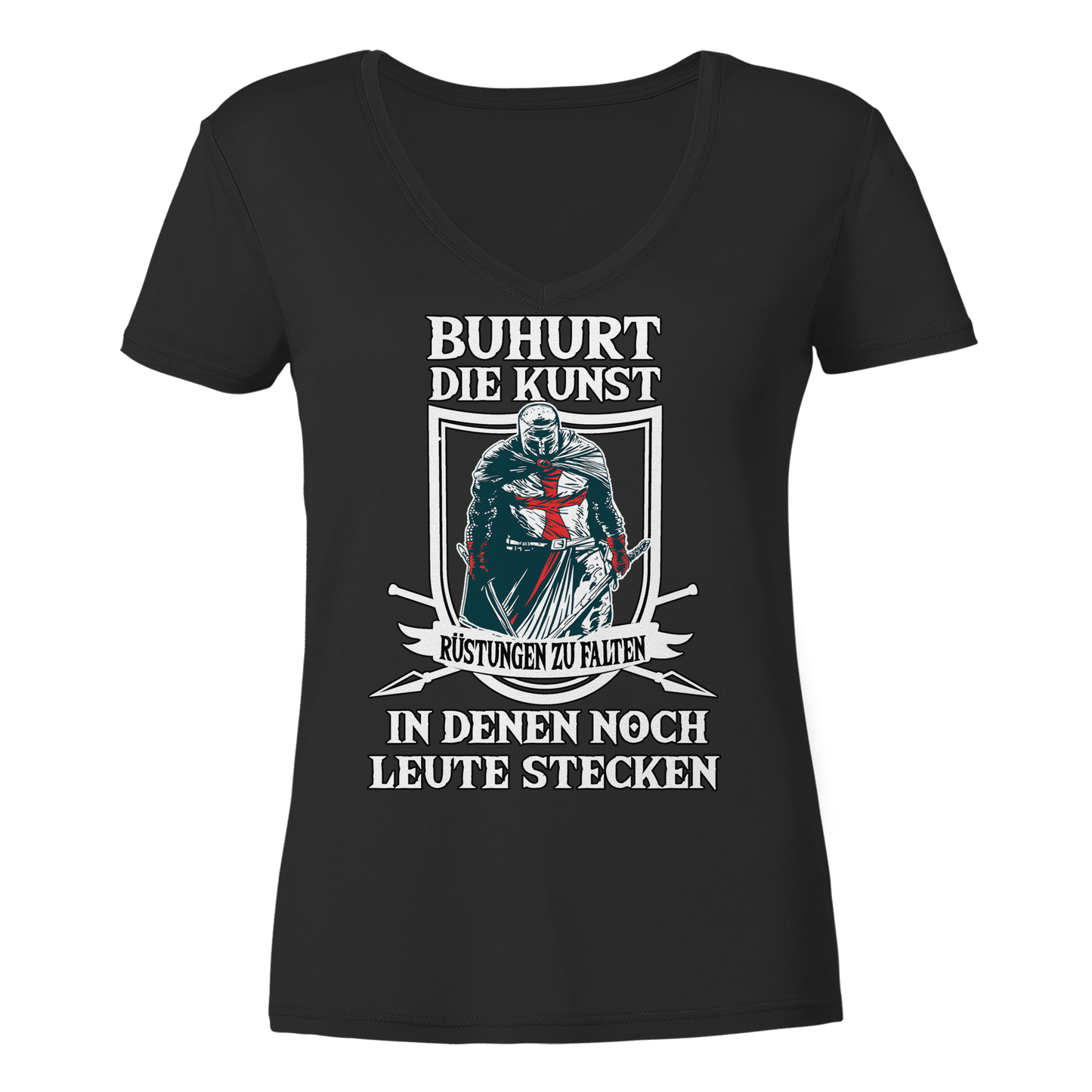Buhurt – die Kunst, Rüstungen zu falten | Damen Bio V-Neck T-Shirt