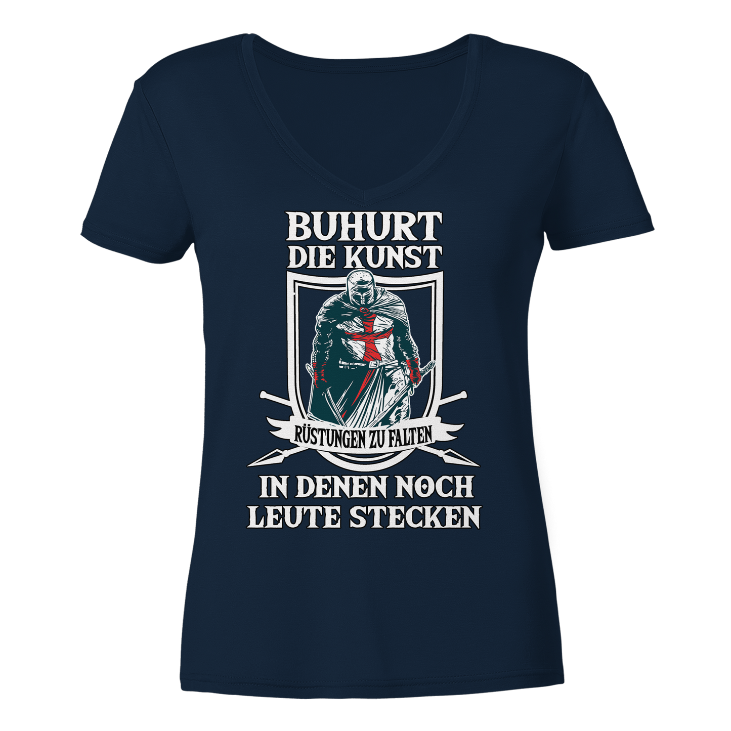 Buhurt – die Kunst, Rüstungen zu falten | Damen Bio V-Neck T-Shirt