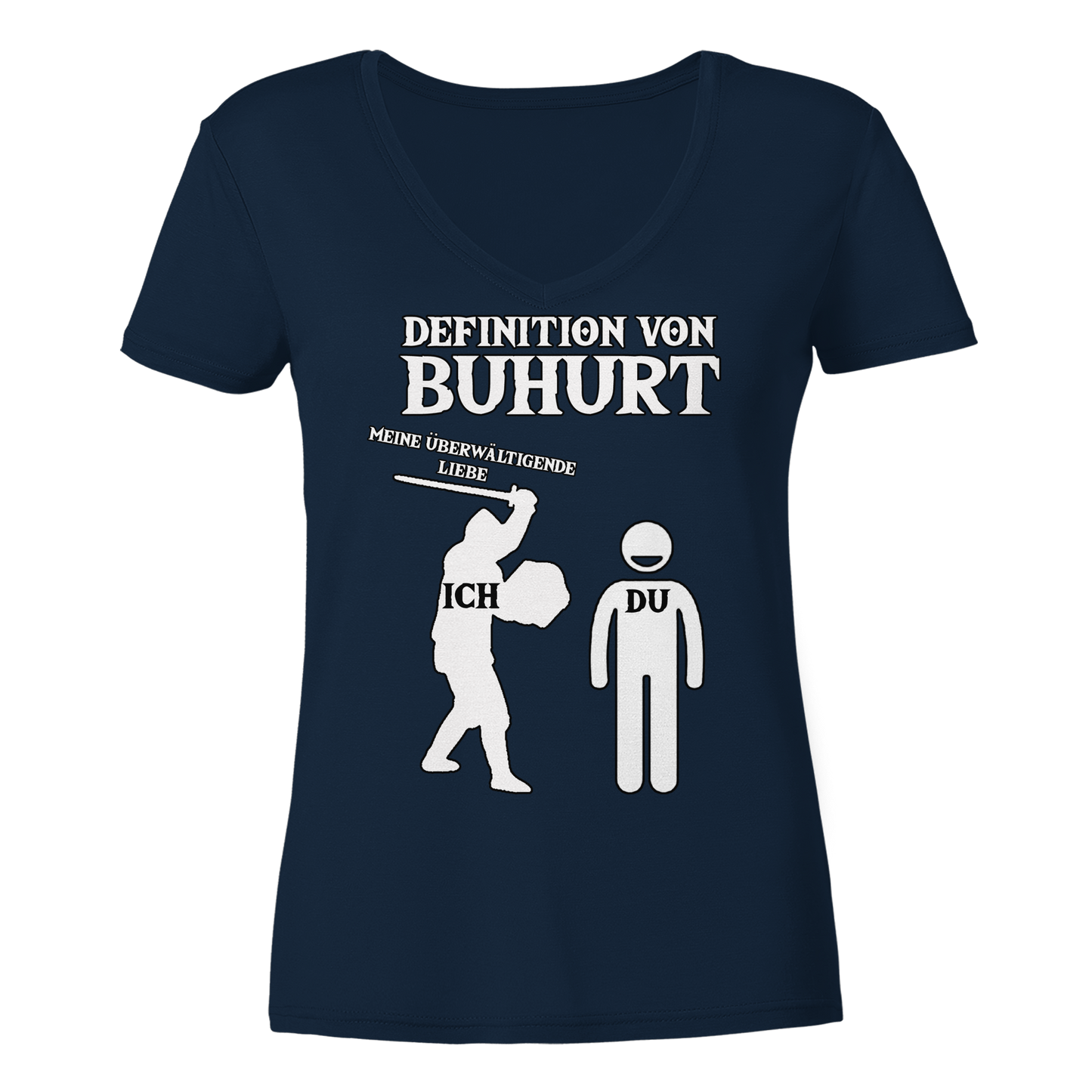 Definition Buhurt | Damen Bio V-Neck T-Shirt