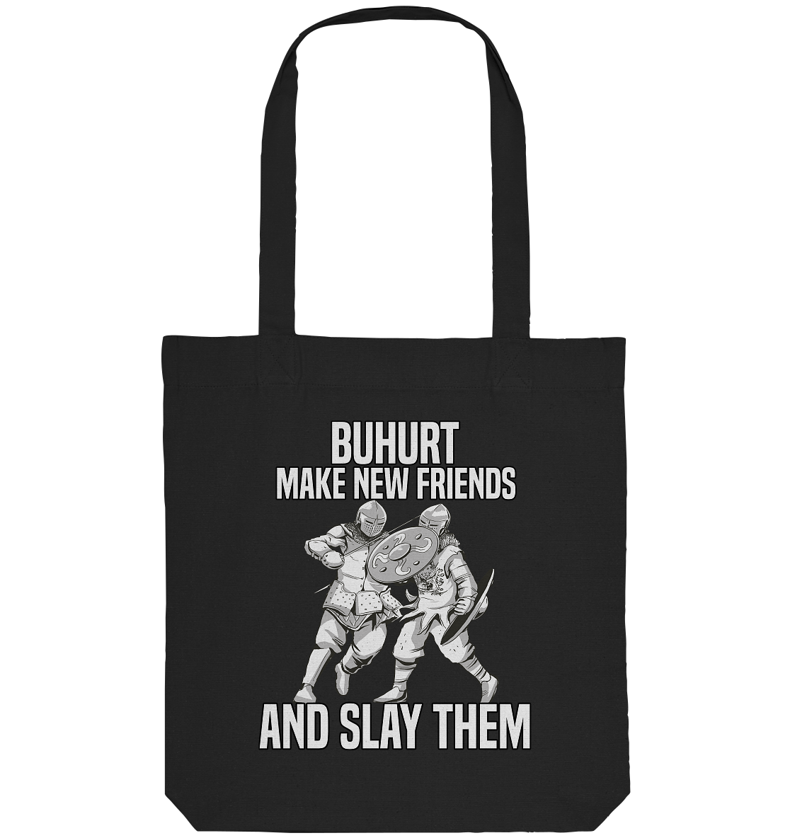 Buhurt Make Friends – Bio Stoffbeutel