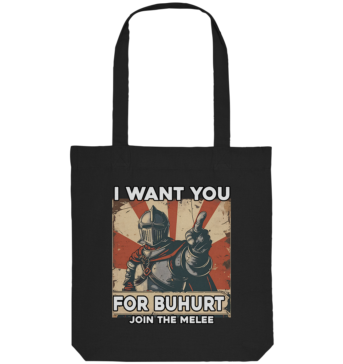 I Want You for Buhurt | Join the Melee | Bio Stoffbeutel