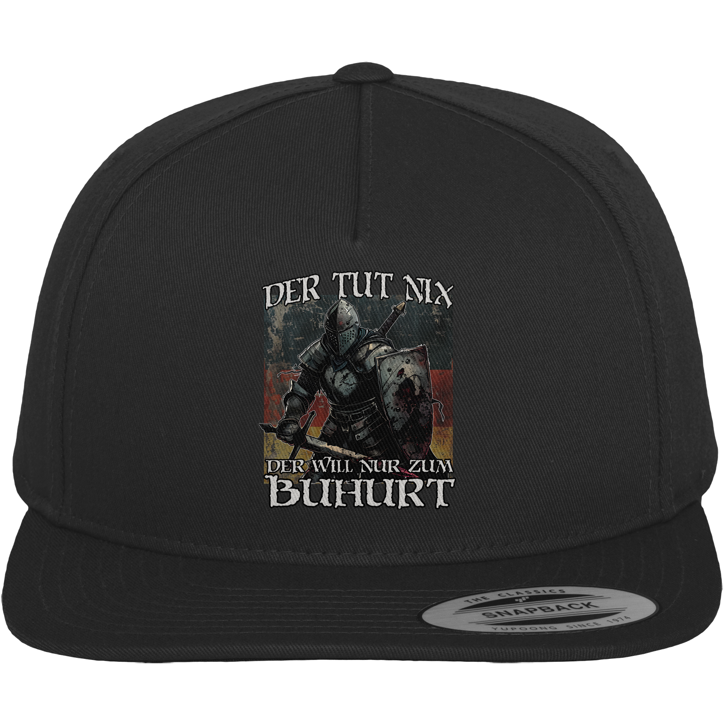 Der tut nix | der will nur zum Buhurt | Premium Snapback Cap