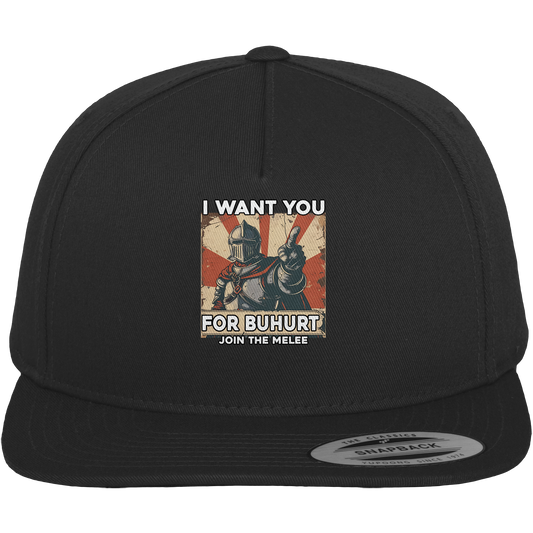 I Want You for Buhurt – Join the Melee | Knight Banner Edition | Premium Snapback Cap