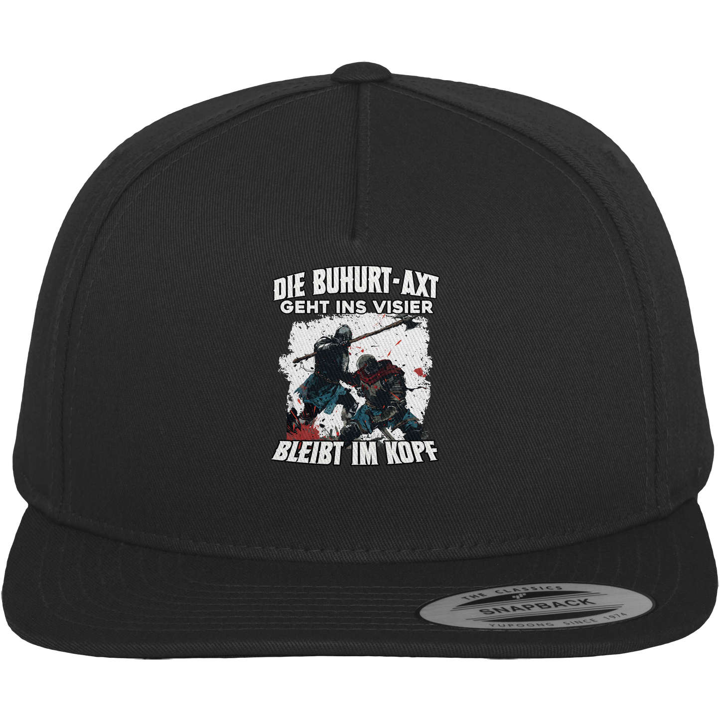 Buhurt Axt bleibt im Kopf | Premium Snapback Cap