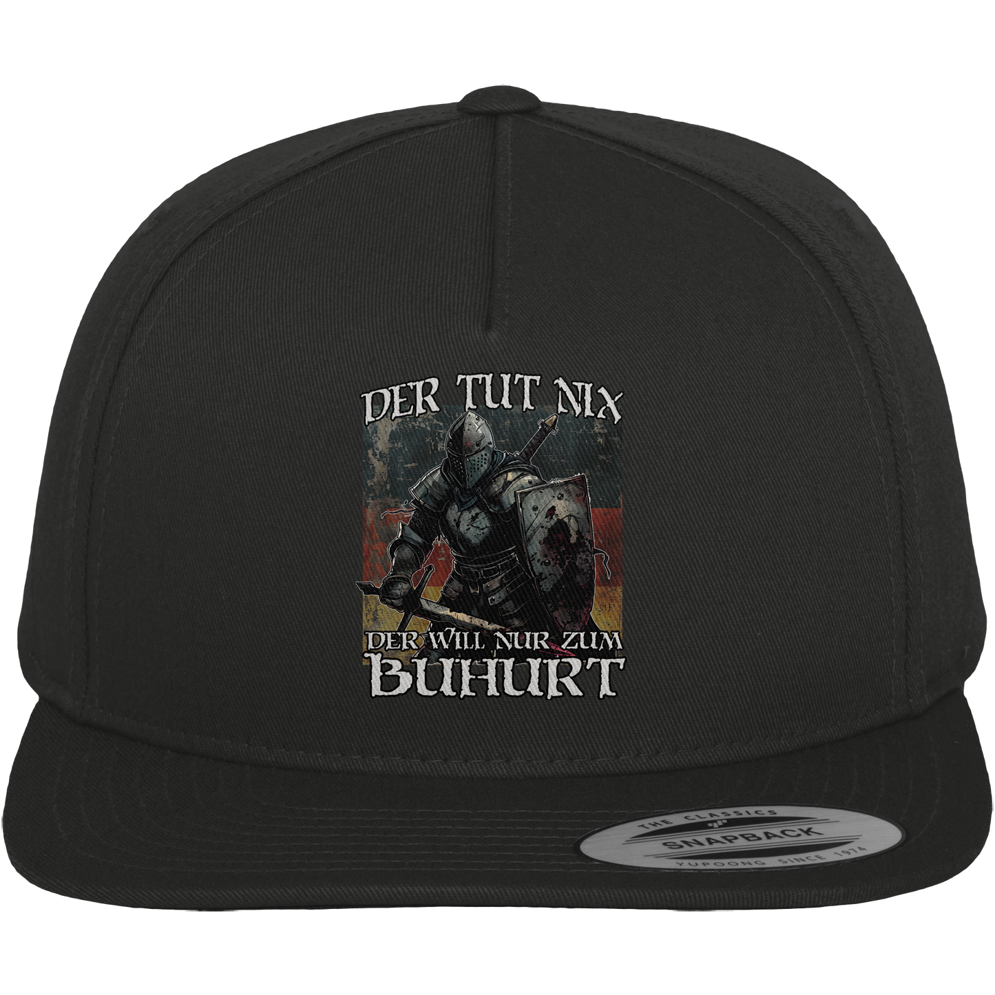 Der tut nix | der will nur zum Buhurt | Premium Snapback Cap