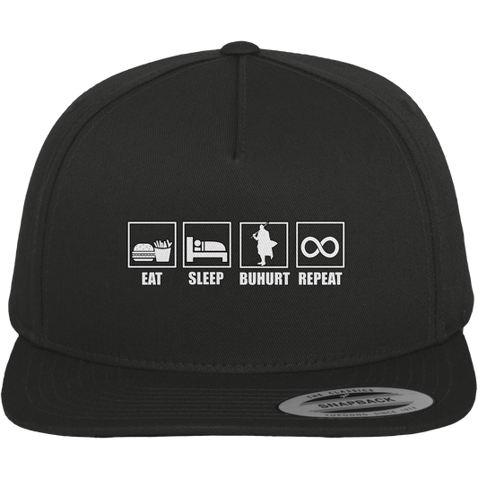 Eat Sleep Buhurt Repeat | Premium Snapback Cap