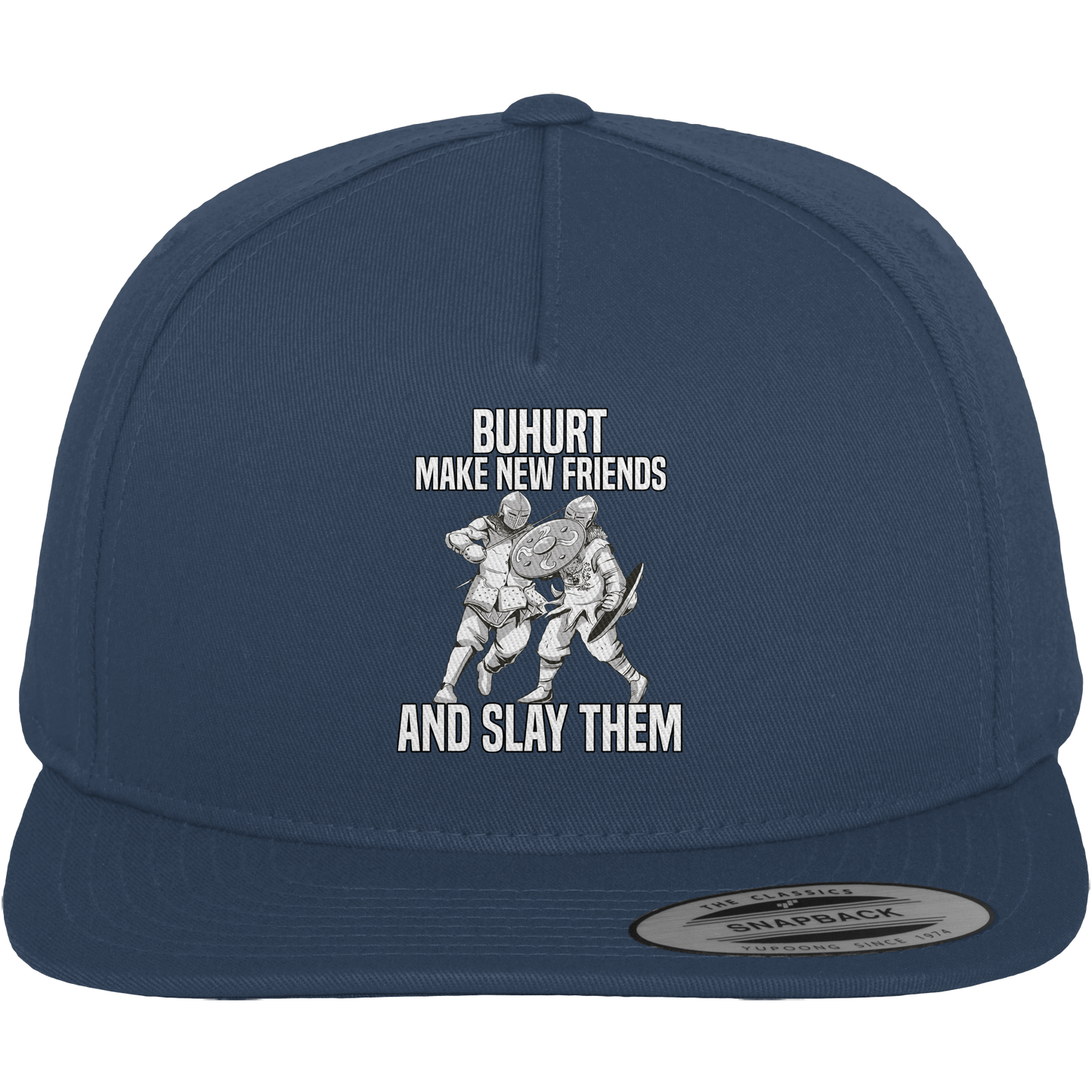 Make New Friends and Slay Them – Premium Snapback Cap