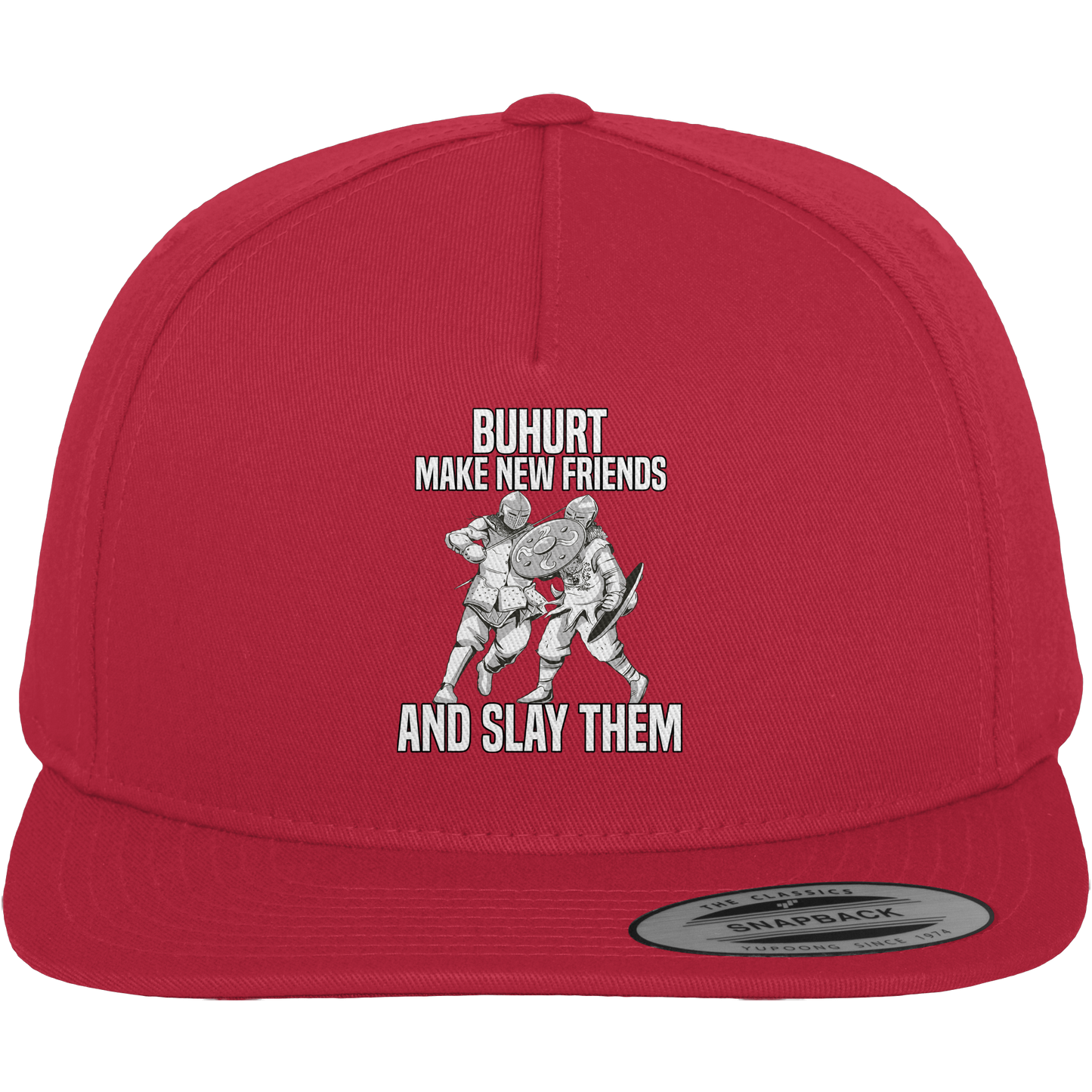 Make New Friends and Slay Them – Premium Snapback Cap
