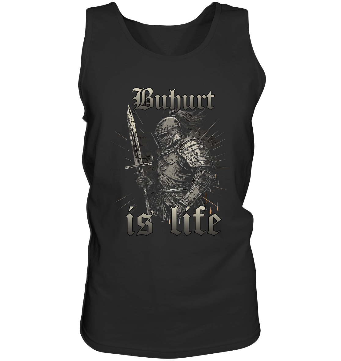Buhurt is Life | Classic Knight Edition | Herren Bio Tank Top