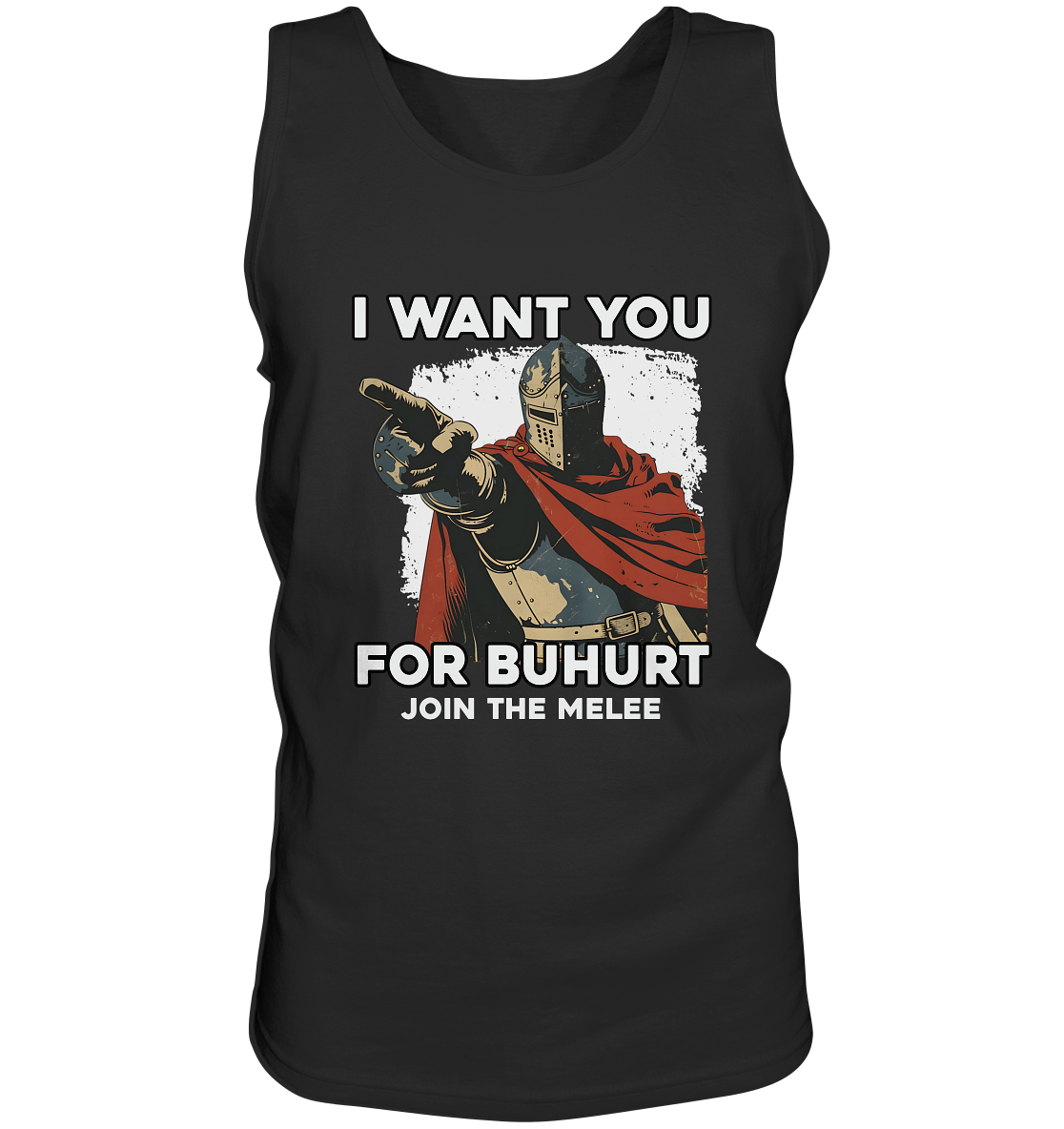 I Want You for Buhurt | Join the Melee | Herren Bio Tank Top