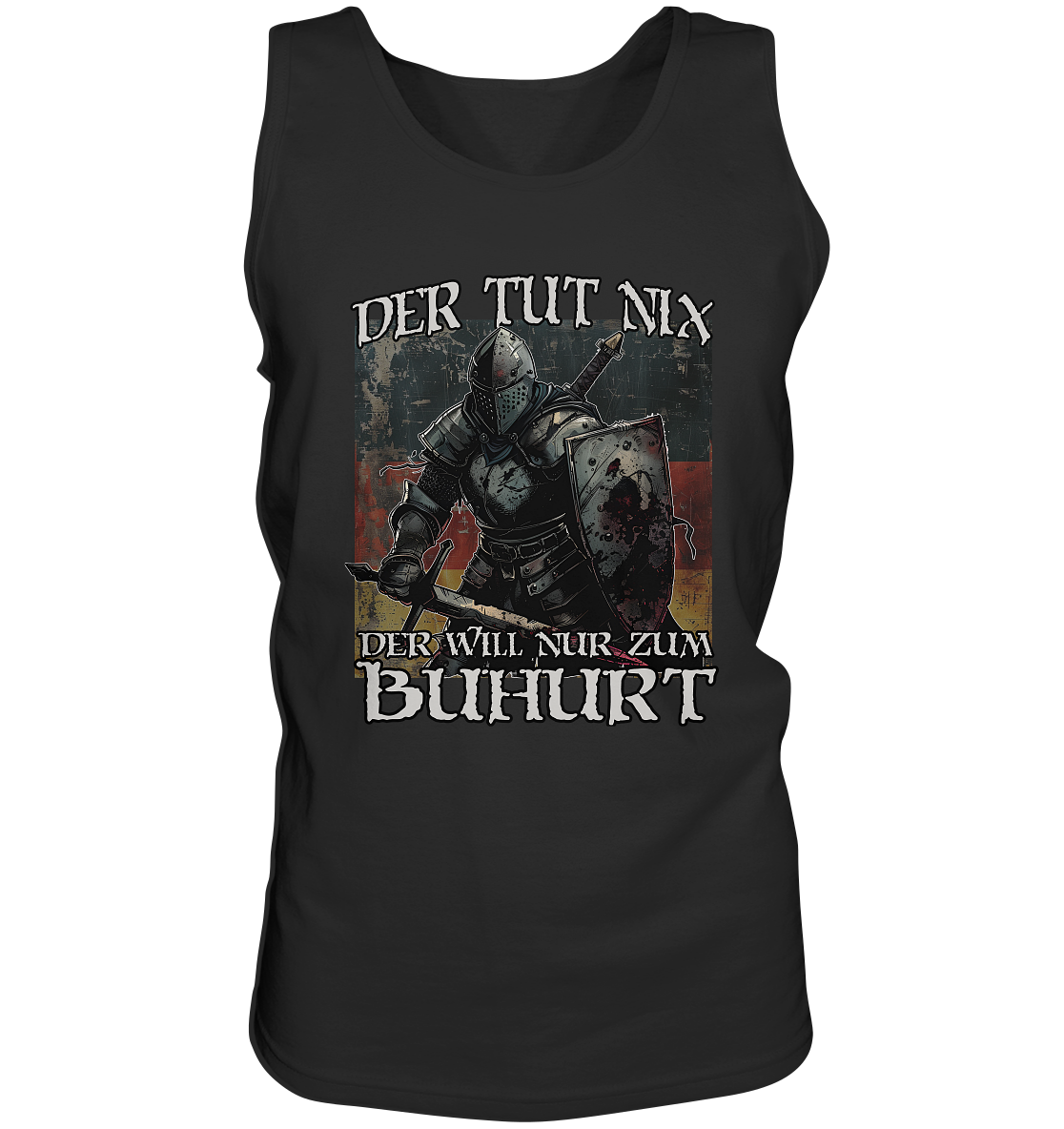 Der tut nix – der will nur zum Buhurt – Battlefield Edition – Herren Bio Tank Top