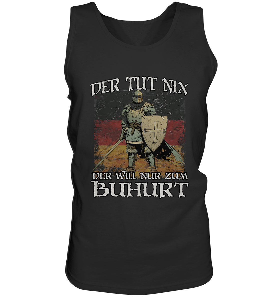 Der tut nix – der will nur zum Buhurt – Herren Bio Tank Top