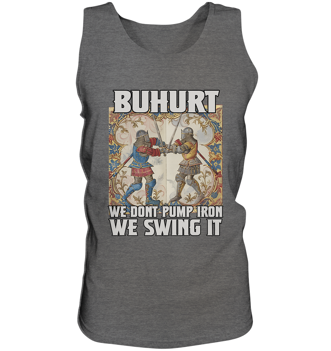 Buhurt Stundenbuch | Mittelalter Manuskript Edition | Herren Bio Tank Top