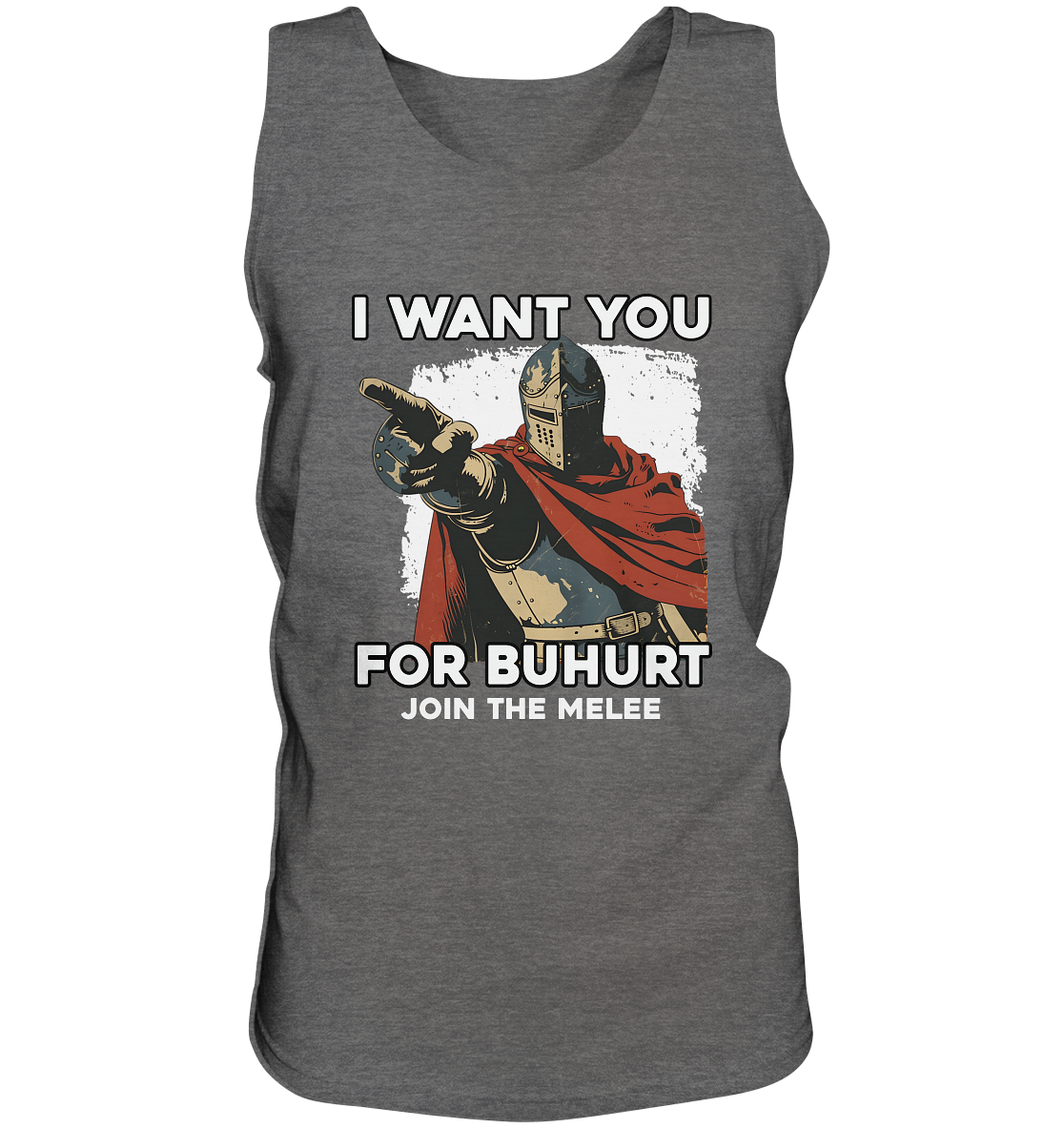 I Want You for Buhurt | Join the Melee | Herren Bio Tank Top