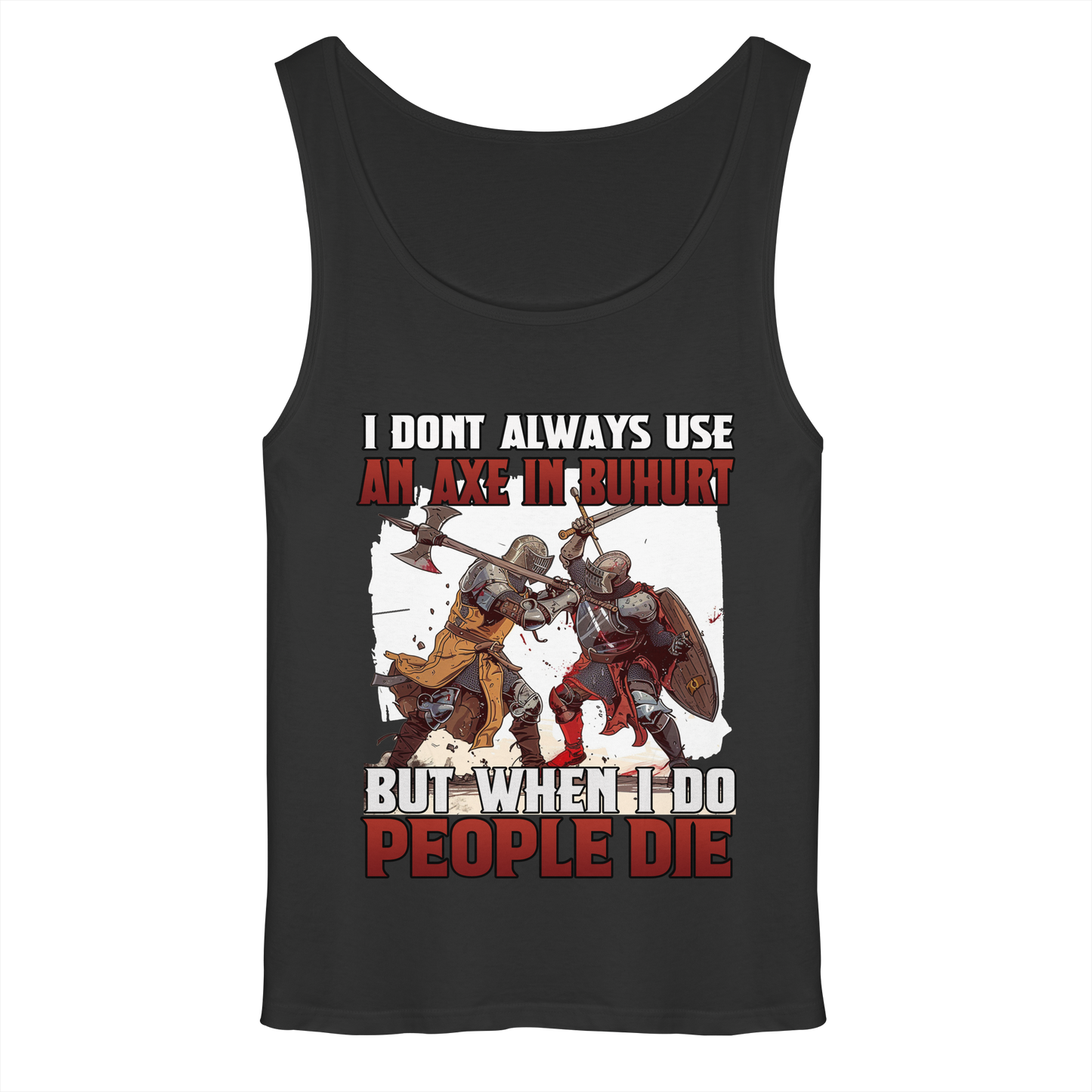 Buhurt Axt bleibt im Kopf – Impact Edition – Herren Bio Tank Top
