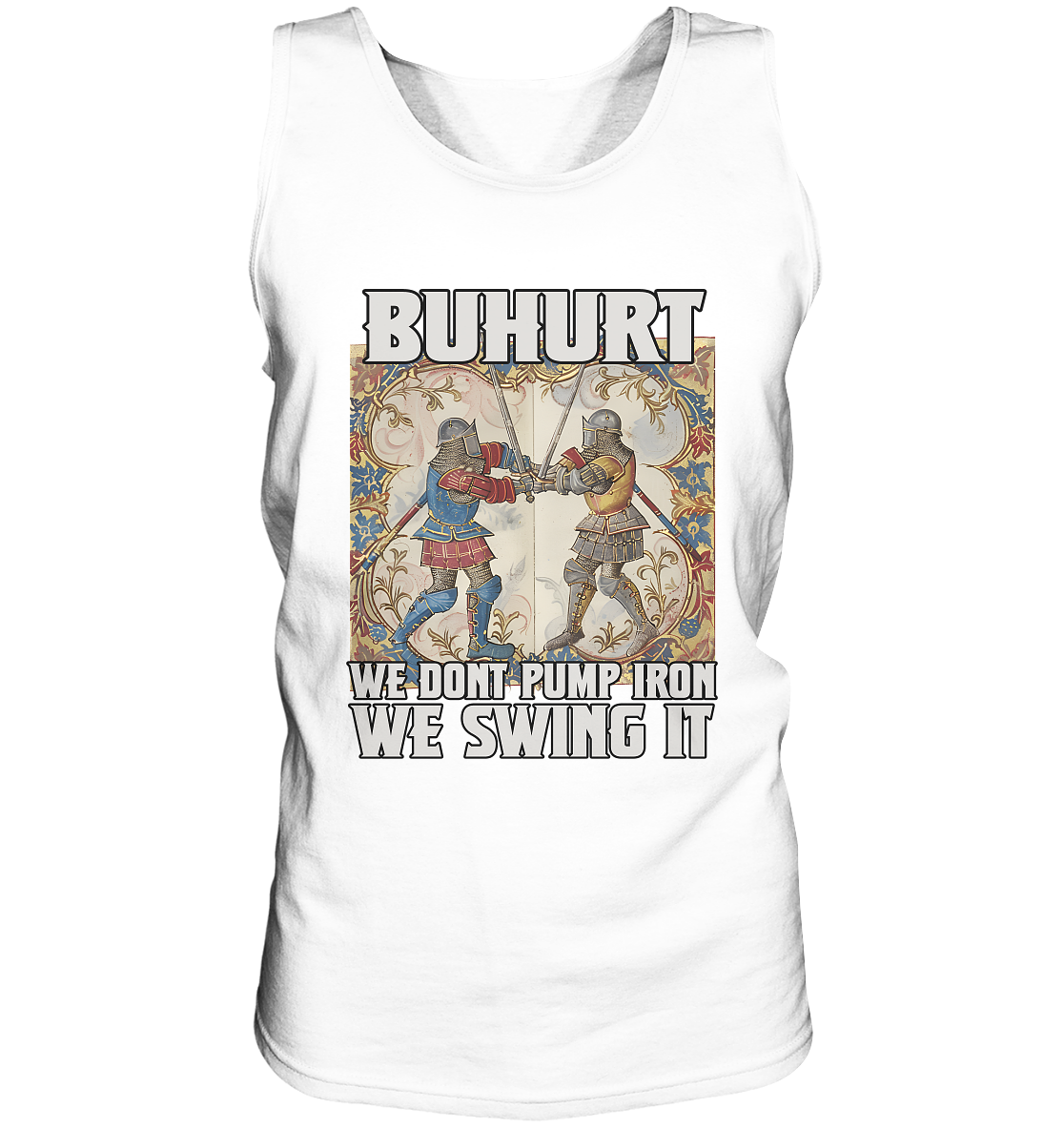 Buhurt Stundenbuch | Mittelalter Manuskript Edition | Herren Bio Tank Top