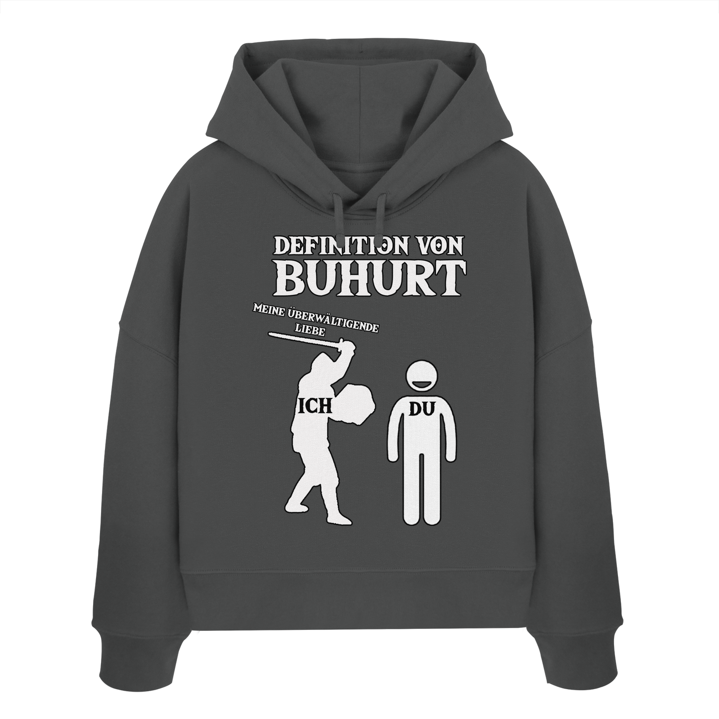 Definition Buhurt | Damen Bio Boxcut Hoodie