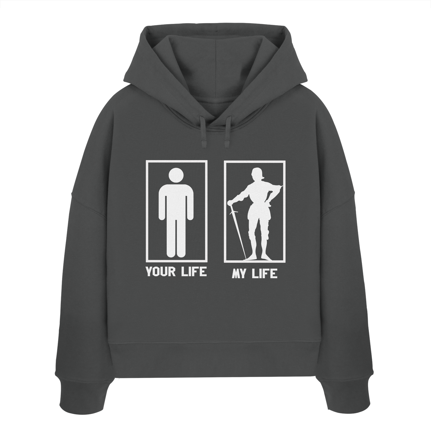 My Life | Damen Bio Boxcut Hoodie