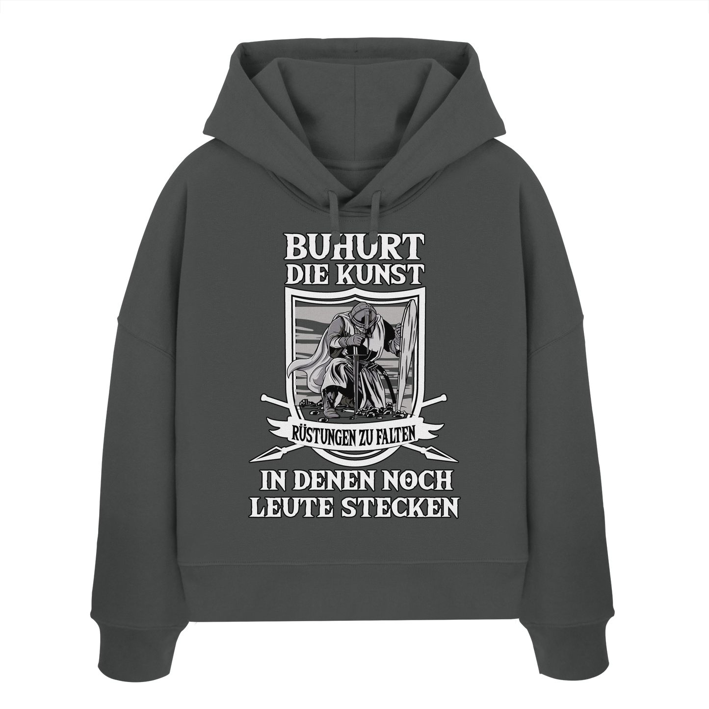 Buhurt – Die Kunst, Rüstungen zu falten |  Damen Bio Boxcut Hoodie