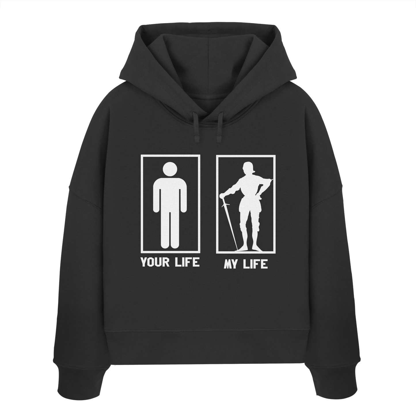 My Life | Damen Bio Boxcut Hoodie