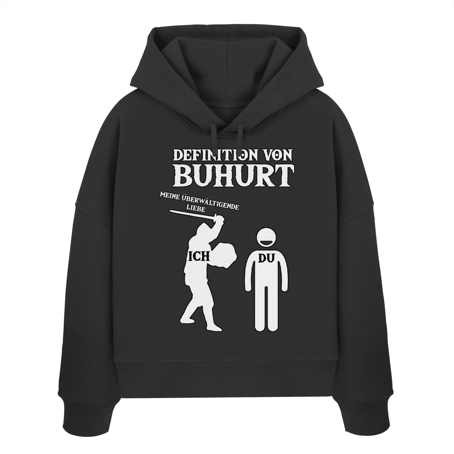 Definition Buhurt | Damen Bio Boxcut Hoodie