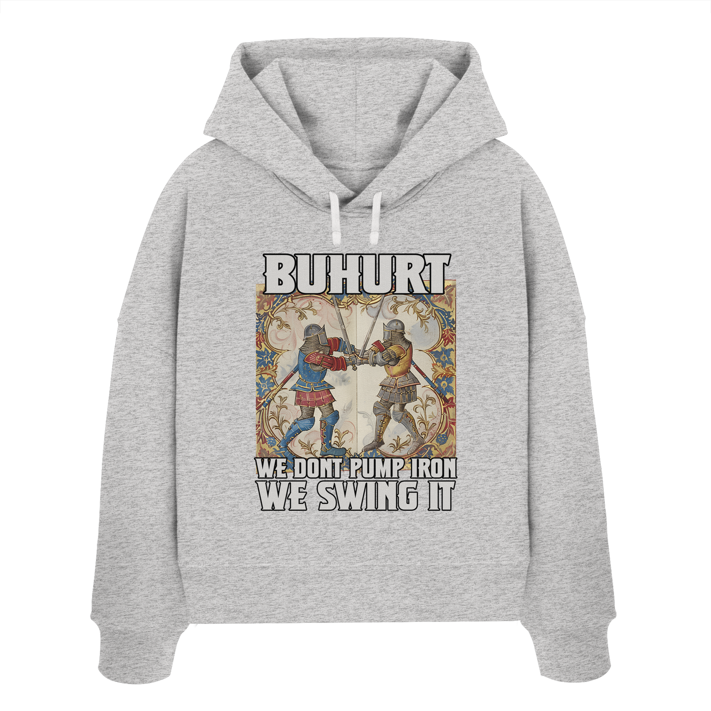 We don’t pump iron | Damen Bio Boxcut Hoodie