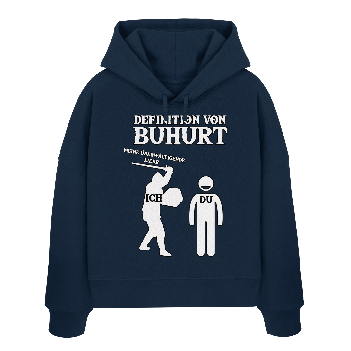 Definition Buhurt | Damen Bio Boxcut Hoodie