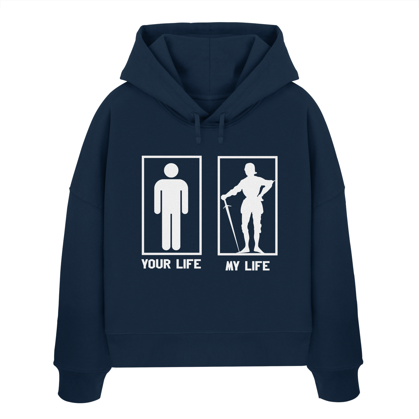 My Life | Damen Bio Boxcut Hoodie