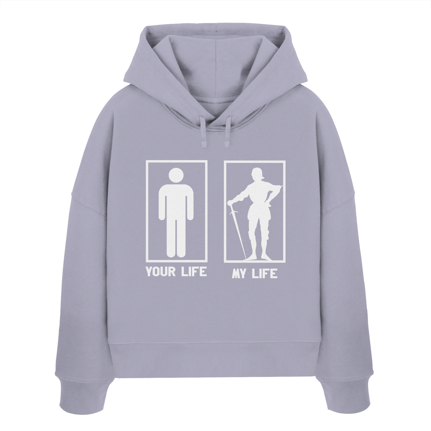 My Life | Damen Bio Boxcut Hoodie