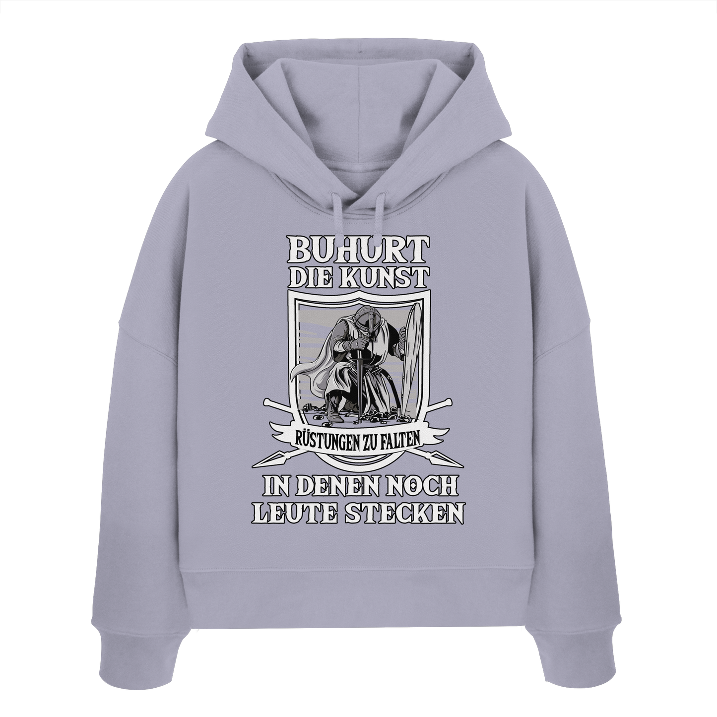 Buhurt – Die Kunst, Rüstungen zu falten |  Damen Bio Boxcut Hoodie