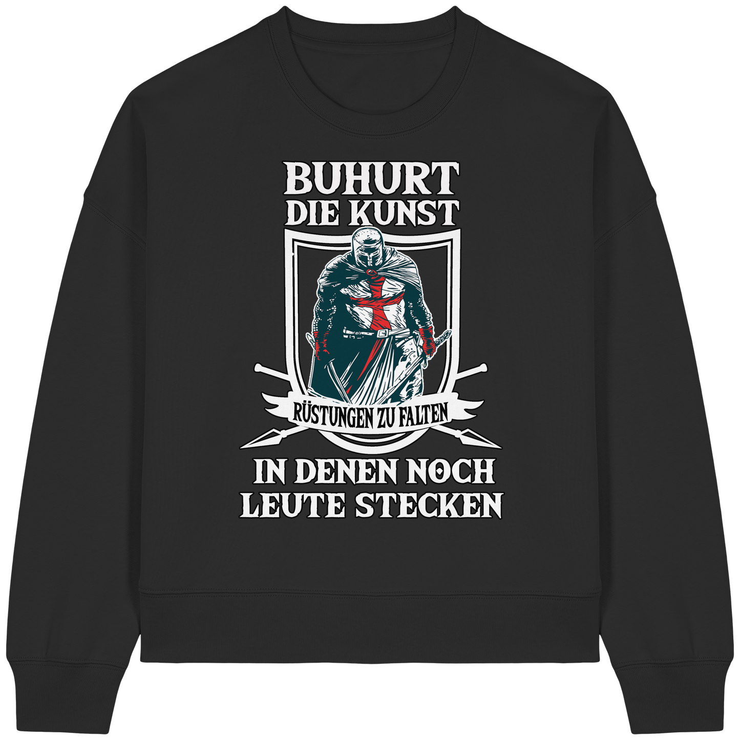 Die Kunst Rüstungen zu falten - Damen Bio Boxcut Sweatshirt Bouhourt