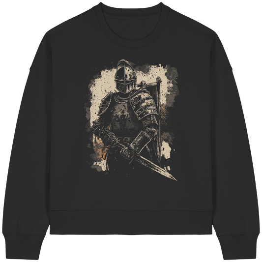Dunkler Ritter - Frauen Organic Boxcut Buhurt Sweatshirt