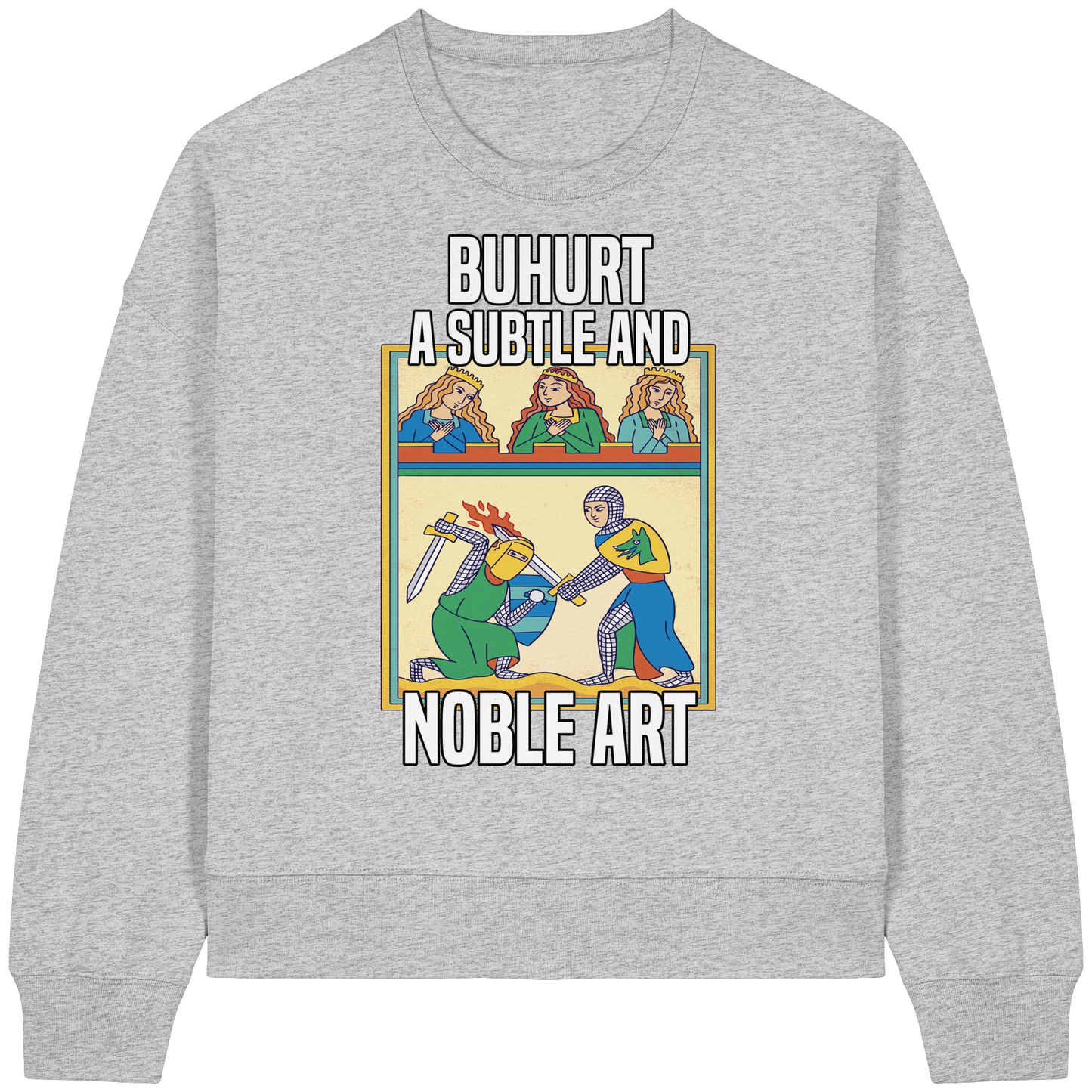 Damen Bio Boxcut Sweatshirt - "Eine Subtile Und Noble Kunst" Bouhourt Sweatshirt